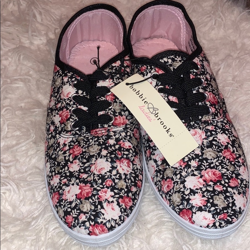 Bobbie Brooks Floral Shoes